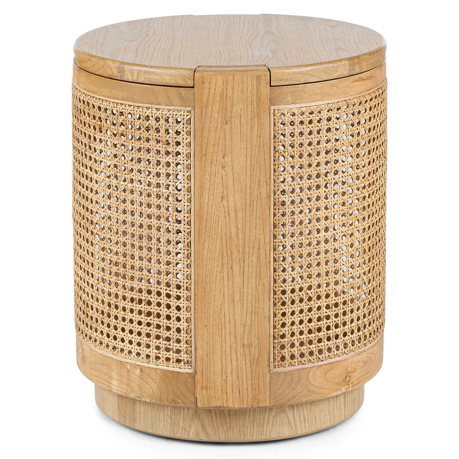 Bocana Oak Storage Side Table - Stylish Furniture