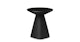 Ozetta Moonlit Black Side Table - Gallery View 3 of 8.