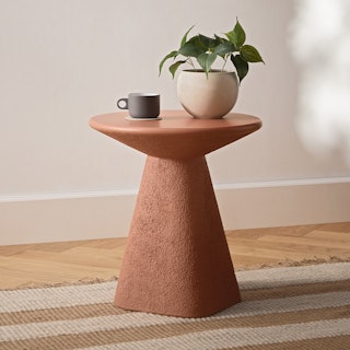 Ozetta Concrete Side Table - Moonlit Rust