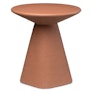 Ozetta Concrete Side Table - Moonlit Rust