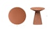 Ozetta Moonlit Rust Side Table - Gallery View 8 of 8.
