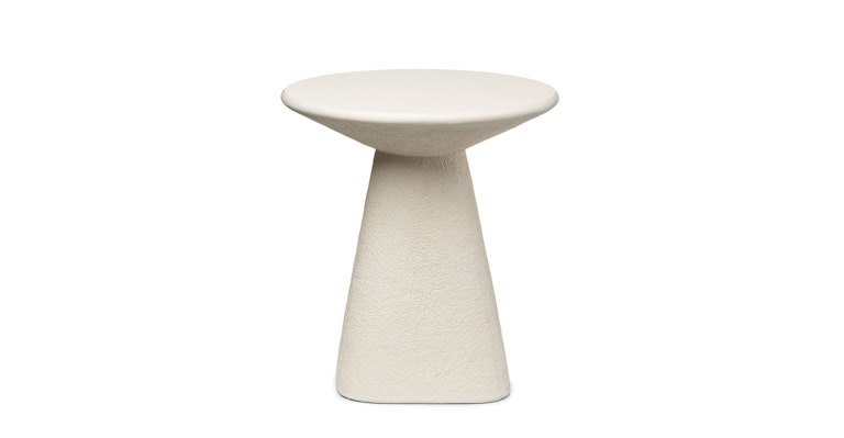 Ozetta Moonlit Ivory Side Table - Primary View 1 of 8 (Open Fullscreen View).