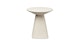 Ozetta Moonlit Ivory Side Table - Gallery View 1 of 8.
