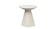 Ozetta Moonlit Ivory Side Table - Gallery View 3 of 8.