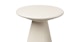 Ozetta Moonlit Ivory Side Table - Gallery View 4 of 8.