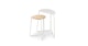 Sentas White Nesting Side Table - Gallery View 1 of 16.