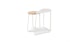 Sentas White Nesting Side Table - Gallery View 5 of 16.