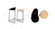Sentas Black Nesting Side Table - Gallery View 16 of 16.