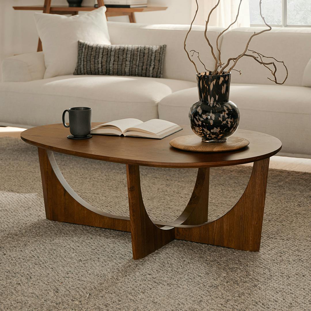 Article Tovi 42.5" Coffee Table — Smoked Oak / 42.5 in