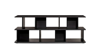 Lafora Black Bookcase