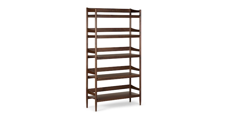 Cotu Walnut Bookcase - Primary View 1 of 12 (Open Fullscreen View).