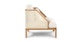 Candra Vintage White Oak Lounge Chair - Gallery View 4 of 13.