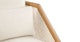 Candra Vintage White Oak Lounge Chair - Gallery View 8 of 13.