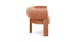 Everse Melange Brown Lounge Chair - Gallery View 4 of 11.