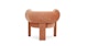 Everse Melange Brown Lounge Chair - Gallery View 4 of 10.