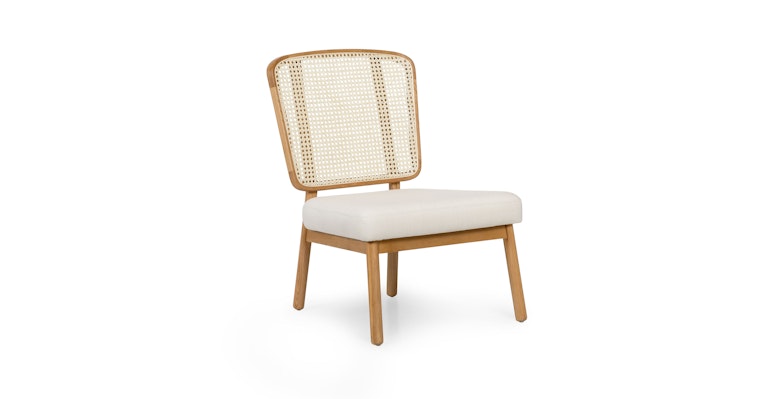 Netro Vintage White Lounge Chair - Primary View 1 of 12 (Open Fullscreen View).