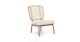 Netro Vintage White Lounge Chair - Gallery View 1 of 12.
