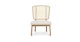 Netro Vintage White Lounge Chair - Gallery View 3 of 12.