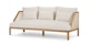 Candra Vintage White Oak Sofa - Gallery View 2 of 11.