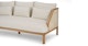 Candra Vintage White Oak Sofa - Gallery View 5 of 11.