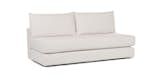 Braam Vintage White 2.5 Seater Fabric Sofa Bed | Article