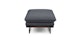 Dahlino Parcel Charcoal Ottoman - Gallery View 3 of 8.