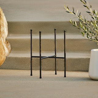 Tuva Narrow Indoor/Outdoor Planter Stand - Black