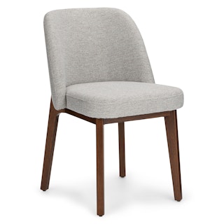 Alta Dining Chair - Walnut and Camellia Gray