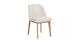 Alta Camellia Ivory Oak Dining Chair - Gallery View 1 of 10.
