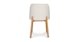 Alta Camellia Ivory Oak Dining Chair - Gallery View 4 of 10.