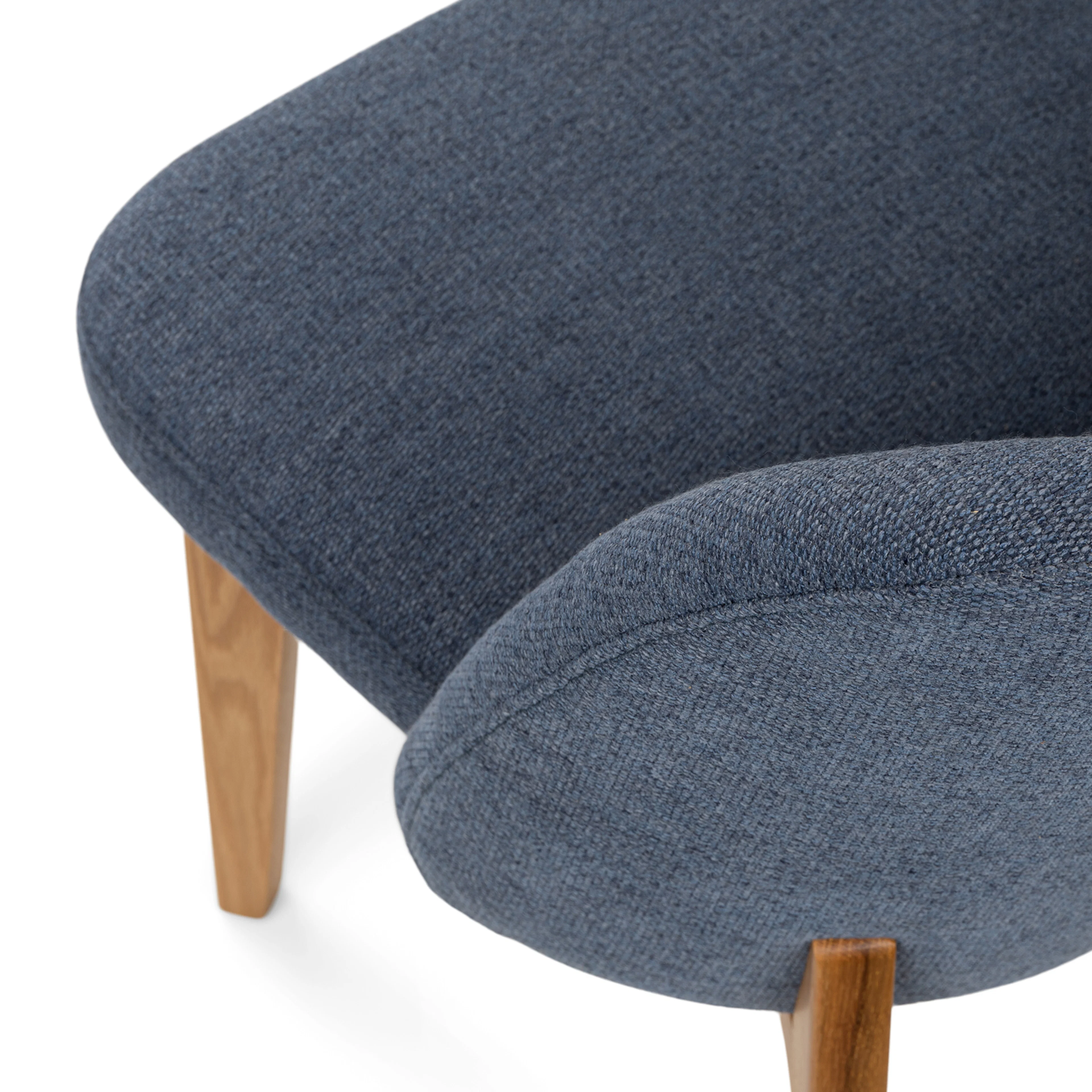 Alta Dining Chair - Oak and Nocturnal Blue