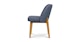 Alta Nocturnal Blue Oak Dining Chair - Gallery View 4 of 11.
