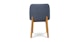 Alta Nocturnal Blue Oak Dining Chair - Gallery View 4 of 10.