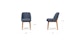 Alta Nocturnal Blue Oak Dining Chair - Gallery View 10 of 10.