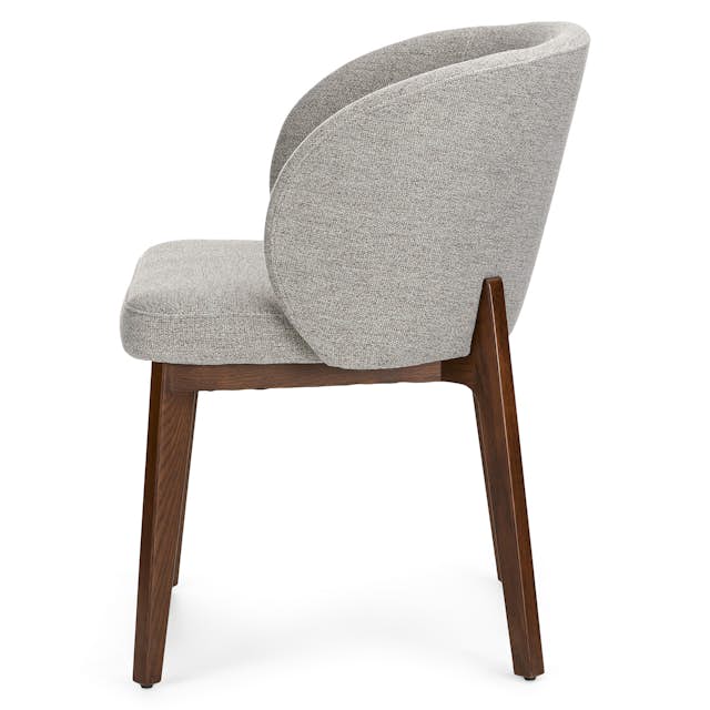 Alta Dining Armchair - Walnut and Camellia Gray