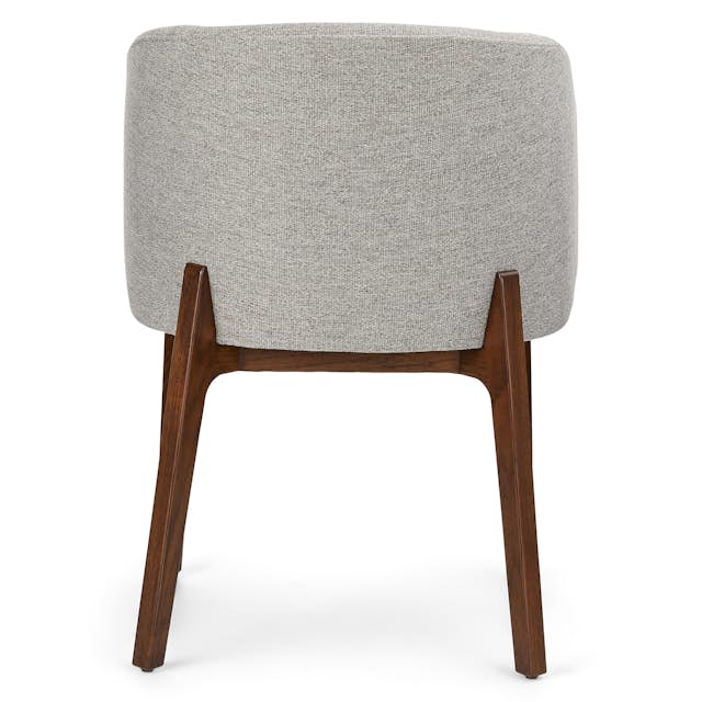 Alta Dining Armchair - Walnut and Camellia Gray