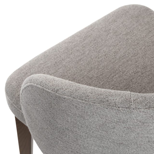 Alta Dining Armchair - Walnut and Camellia Gray