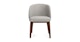 Alta Camellia Gray Walnut Dining Armchair - Gallery View 2 of 10.