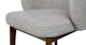 Alta Camellia Gray Walnut Dining Armchair - Gallery View 6 of 10.