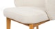 Alta Camellia Ivory Oak Dining Armchair - Gallery View 7 of 11.
