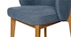 Alta Nocturnal Blue Oak Dining Armchair - Gallery View 6 of 10.
