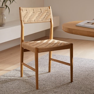 Wosla Oak Corded Dining Chair