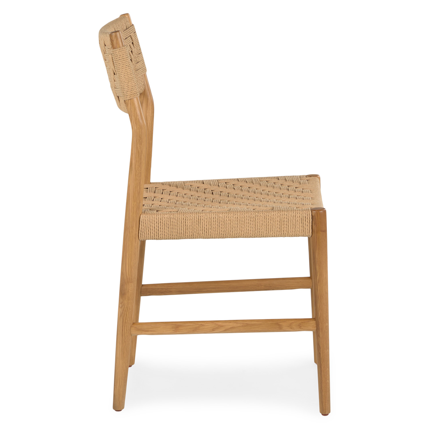 Wosla Oak Wood & Danish Cord Dining Chair | Article
