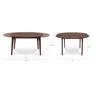 The Nosh Dining Chair x Plumas Extendable Dining Table Bundle - Primary View 1 of 6 (Click To Zoom).