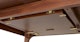 Plumas Walnut Dining Table for 6, Extendable - Gallery View 15 of 19.