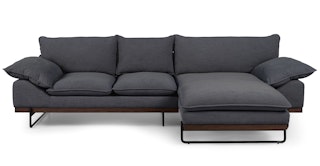 Dahlino Parcel Charcoal Right Sectional