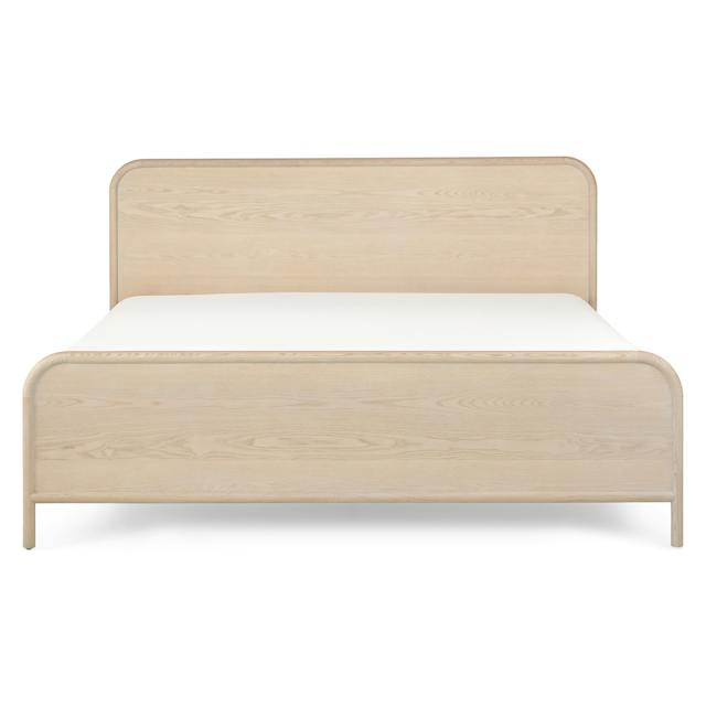 Faydra Natural Ash Solid Wood King-Sized Bed w/ Headboard | Article