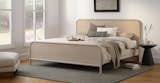Faydra Natural Ash Solid Wood King-Sized Bed w/ Headboard | Article