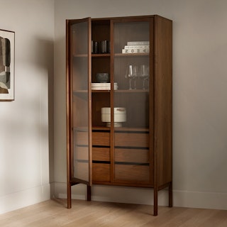 Mysen Walnut 70" Cabinet