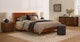 Sven Sienna Brown Queen Bed - Gallery View 2 of 12.